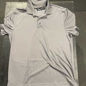 Under Armour Men's Light Gray Polo Shirt